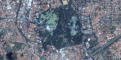 Kaart van Jakarta satelliet