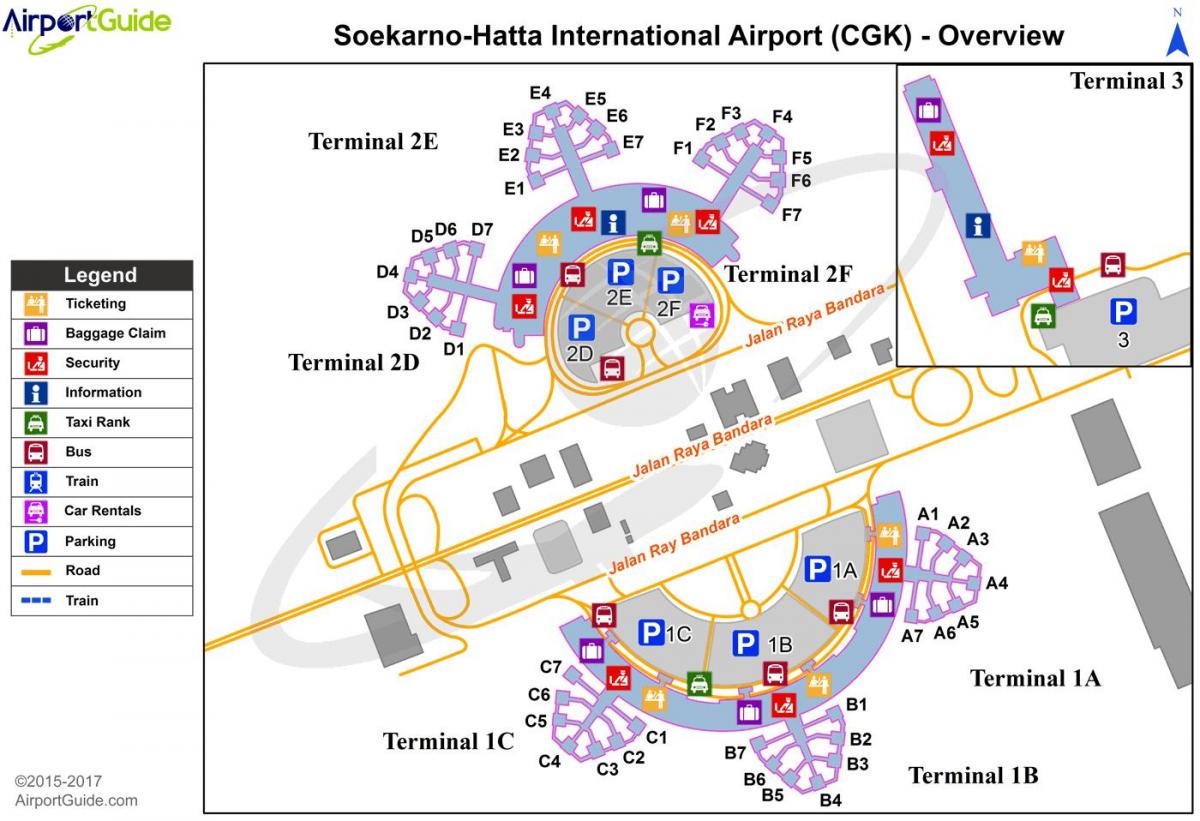 lumpur international airport terminal 2 kaart