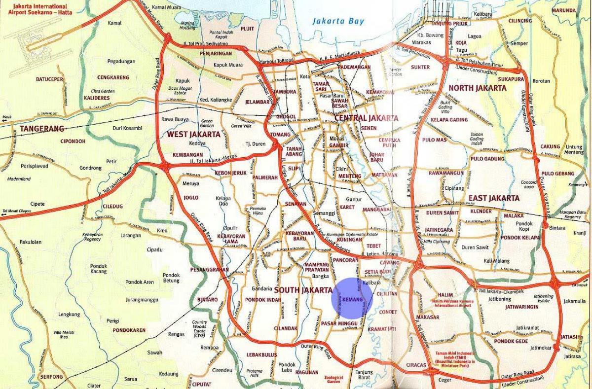 kaart van kemang Jakarta